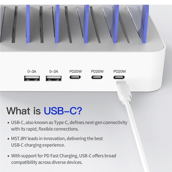 USB type C Charging station brand new - Picture 2 of 6